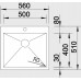 BLANCO Zerox Style 500-IF/A drez nerezový bez tiahla 522254