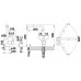 BLANCO set TOP EES drez nerez 860 x 435 mm + MILA-S batéria chróm