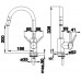 BLANCO set TOP EES drez nerez 860 x 435 mm + MIDA-S batéria chróm