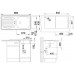 BLANCO set FLEX prírodný nerez 860 x 435 mm + BRAVON batéria chróm