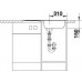 BLANCO set FLEX MINI drez nerez 780 x 435 mm + KANO-S batéria chróm