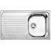BLANCO set TIPO 45 S Compact prírodná nerez 780 x 500 mm + BRAVON-S batéria chróm
