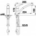 BLANCO set TIPO 45 S Compact prírodná nerez 780 x 500 mm + BRAVON-S batéria chróm