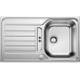 BLANCO set LANTOS 45 S nerez kartáčovaný s excentrom 860 x 500 mm + Daras batéria chróm