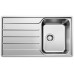 BLANCO set LEMIS 45 S-IF nerez kartáčovaný 860 x 500 mm + TIVO batéria chróm