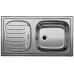 BLANCO set FLEX mini profilovaný nerez 780 x 435 mm 512032 + MIDA-S batéria chróm 521454