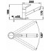 BLANCO set TIPO 45 S Mini nerez profilovaný 605 x 500 mm + KANO-S batéria chróm