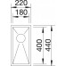 BLANCO Zerox 180-IF/N drez nerezový , hodvábny lesk 517236