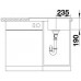 BLANCO ZIA 45 S Compact s excentrom SILGRANIT antracit 524711