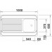 BLANCO R-ES 10x6 Nerez prírodné lesk obojstranné prevedenie + armatúra 222458