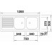 BLANCO R-ZS 12x5-2 Nerez prírodné lesk obojstranné prevedenie 510504