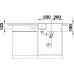 BLANCO METRA 6 F SILGRANIT antracit obojsmerný. prev. s excentrom 519134