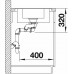 BLANCO METRA 6 F SILGRANIT antracit obojsmerný. prev. s excentrom 519134