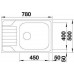 BLANCO DINAS XL 6 S Compact nerez kartáčovaný s excentrom 525120