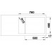 BLANCO DINAS XL 6 S Compact nerez kartáčovaný s excentrom 525120