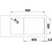 BLANCO adon XL 6 S Infini SILGRANIT biela obojsmerný. prev. s excentrom 525298