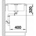 BLANCO METRA 45 S Compact Silgranit čierna obojstranné prevedenie s excentrom 525913