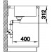 BLANCO SUBLINE 500 IF/A SteelFrame InFino Silgranit čierna bez tiahla 526000