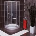 RAVAK BLIX BLCP4-90 sprchovací kút štvrťkruhový, satin+Grafit 3B270U00ZH