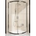 RAVAK Blix BLCP4-80 sprchovací kút štvrťkruhový, white+Grafit 3B270100ZH