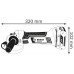 BOSCH GWS 18-125 V-LI Akumulátorová uhlová brúska, 2x 4,0Ah 060193A30Y