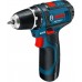 BOSCH GSR 12V-15 Professional aku skrutkovač, v kufri, 2x2Ah, 0601868122