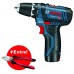 BOSCH GSR 12V-15 Aku skrutkovač + Kombinované kliešte Wiha 0615990K2L