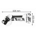 BOSCH GWS 18-125 V-LI Akumulátorová uhlová brúska, 2 x 5,0Ah L-Boxx , 060193A30L