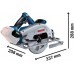 BOSCH GKS 18V-68 C Akumulátorová okružná píla BITURBO, 190mm 06016B5000