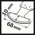 BOSCH RIFF MATI 68 RST5 Karbidový segmentový pílový kotúč s tvrdokovovými zrnami, 68 x 10