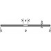 BOSCH X-LOCK Standard for Inox Plochý rezný kotúč, 115×1×22,23 mm, 10ks 2608619266