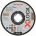 BOSCH X-LOCK Standard for Inox Plochý rezný kotúč, 125 × 1 × 22,23 mm, 10ks 2608619267