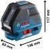 BOSCH GLL 3-50 Líniový laser 0601063800