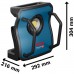 BOSCH GLI 18V-10000 C Akumulátorové pracovné svietidlo 0601446900