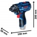 BOSCH Sada: GSR 120-LI + GDR 120-LI +2x GBA 12V 2.0Ah + GAL 1210 CV 06019G8023