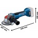 BOSCH GWX 18V-10 P PROFESSIONAL Akumulátorová uhlová brúska s X-LOCK 06019J4200