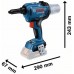 BOSCH GRG 18V-16 C PROFESSIONAL Aku nitovacia pištoľ 06019K5000