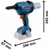 BOSCH GRG 18V-16 C Aku nitovacia pištoľ 06019K5001