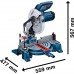 BOSCH GCM 254 PROFESSIONAL Kapovacia a pokosová píla 0601B52000
