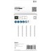 BOSCH List do priamočiarej píly PRO Alu T127D, 100 mm, 5 ks 2608631017