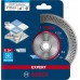 BOSCH Diamantový rezací kotúč EXPERT HardCeramic, 125 x 22,23 x 1,4 x10 mm 2608900655