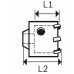 BOSCH Dutá vŕtacia korunka SDS-plus-9 pre šesťhranný adaptér, 68x50x80mm, 6 2608550076