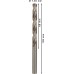BOSCH Špirálový vrták PRE Metal HSS-G štandardnej dĺžky, 7,4 × 69 × 109 mm 2608585503
