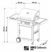 G21 Plynový gril California BBQ Premium line, 4 horáky 6390305