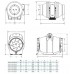 CATA DUCT IN-LINE 100/130 T potrubný ventilátor radiálne 00771000