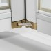 Roltechnik sprchové dvere CDZ2 800/1850 biela / chinchilla
