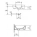 CERSANIT NANO 40 umývadlo symetrické, ľavé K19-002