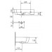 CERSANIT NANO 50 umývadlo asymetrické, pravé K19-005