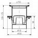 Podlahová vpusť DN 110 (PV110N-L4) celonerez s golierom 441L