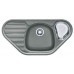 Franke SET G46 granitový drez COG 651 E sivý kameň + drezová batéria FC 9547.031 + FD 300